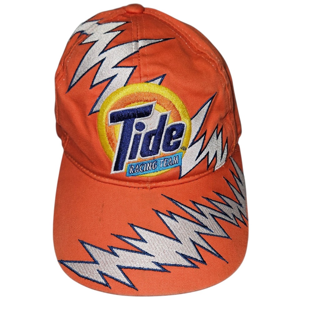 VTG Hardsport Ricky Rudd #10 Tide Racing Team Hat Snapback Orange OSFA